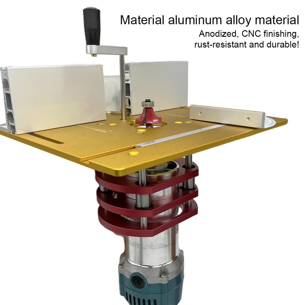 Подъемник фрезера для двигателей диаметром 65 мм - Подъемная пластина для стола фрезера по дереву - Рабочие столы для фрезерования по дереву Инструменты для самостоятельной работы