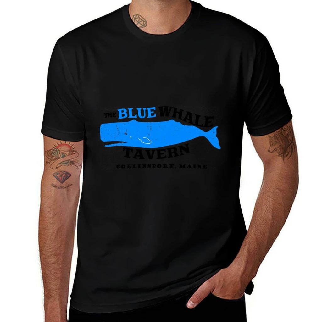 Blue Whale Tavern Tshirt Lightweight Print Tshirt