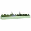 Planter Pastel Green 580 x 100 x 45 cm Galvanized Steel
