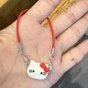 Очаровательная Сумка-Кот с Бантом и Подвеской KT на Длинных Ножках, Милый Сердечный Брелок для Телефона