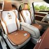 Чехлы на сиденья для Geely Haoyue L Zunxiang: Роскошный комплект из хлопка и льна для пятиместного дивана.