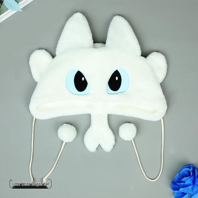 Аниме Плюшевая Шапка с Кошачьими Ушками - Милая, Теплая, Универсальная Шапка-Ушанка на Завязках для Модного Стиля