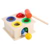 Novel Kids Hammering Game Wooden Ball Hammer Box Children Early Learning Educational Toy