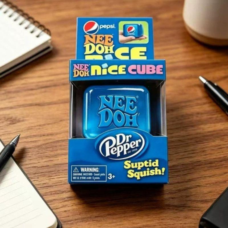 Needoh Nice Cube Сенсорный Снятие Стресса Игрушка-Фиджет для Тревоги и Концентрации Настольный Сенсорный Куб для Взрослых и Детей