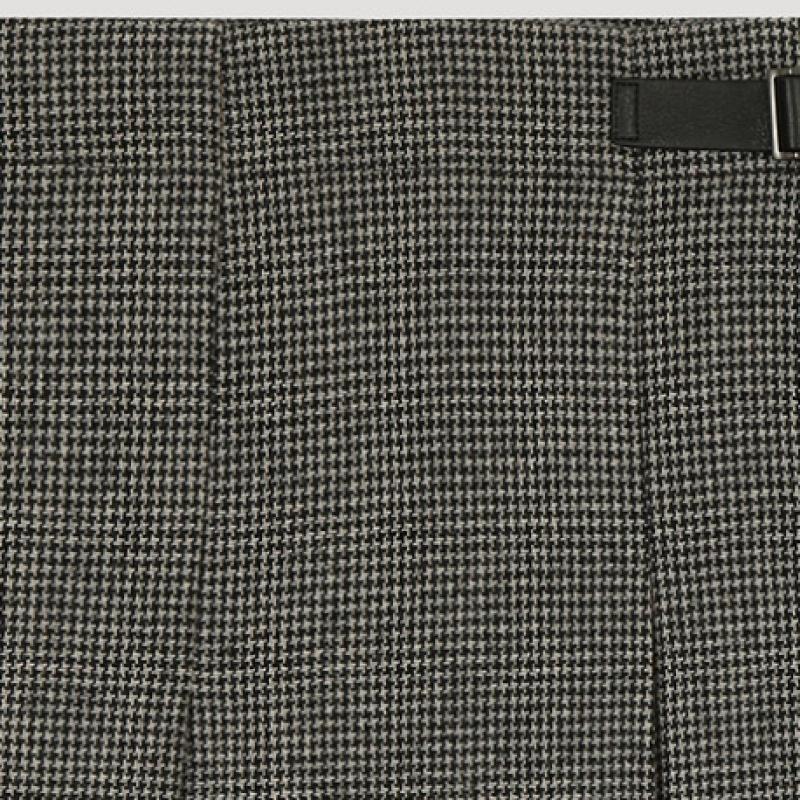  She S miSS Юбка из шерстяной смеси с плиссировкой и поясом SwwSko42040 Bk