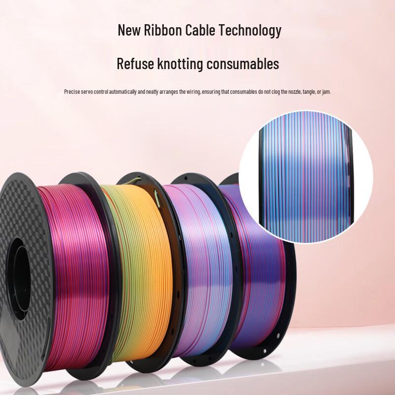 Puwei Dual Color Silk PLA 3D Printer Filament, 1kg CN plug (adapter included)