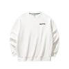 Anta Comfortable Casual Simple Round Neck Pullover Loose Long Sleeve Sweatshirt Men Sweatshirt Ivory 952518706-2