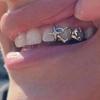 Cross-Border Hip-Hop Hollow Heart & Star Teeth Grillz - Halloween Trend Jewelry