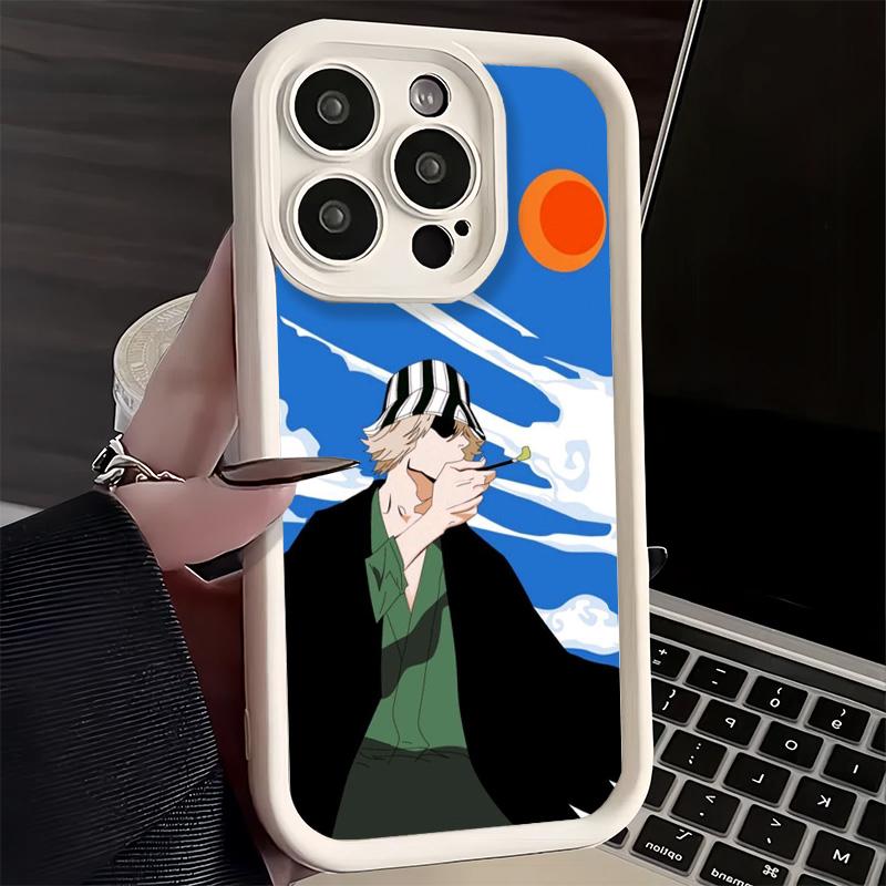 Чехол для телефона iPhone 17 Air 16E 15 16 Pro Max Bleach Kisuke Urahara Чехол 14 Plus 13 12 Mini Мягкий силиконовый Fundas