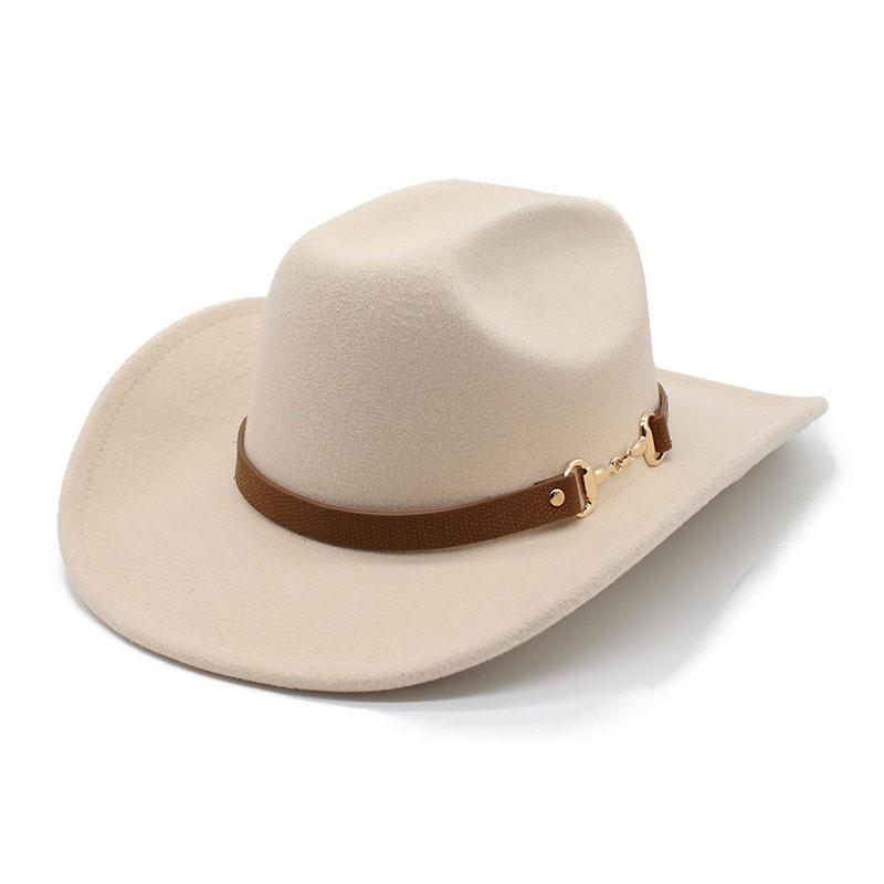 Cowboy Winter Women Hats for Women Man Caps Fedoras Felted Vintage Solid Panama Hat