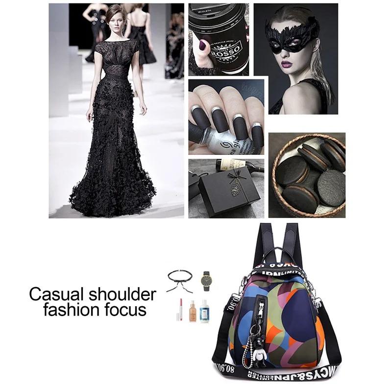 Новый многофункциональный женский рюкзак, непромокаемый оксфордский рюкзак, женский противоугонный рюкзак, школьный рюкзак для девочек, 2022