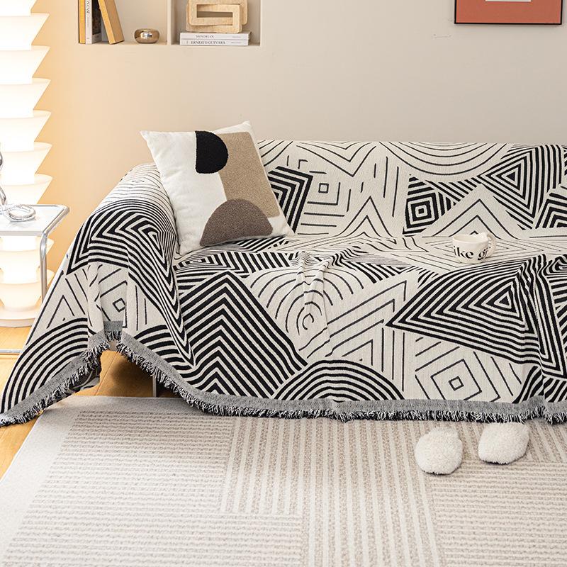 Nordic Style Chenille Sofa Cover Full Cover Four Seasons Universal High-end Feel Cat Scratch Prevention Sofa Fabric