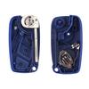 KEYYOU 10PCS Flip Folding 2/3 Buttons Remote Car Key Case Shell Cover For FIAT Iveco Punto Ducato Stilo Panda Idea Doblo Bravo