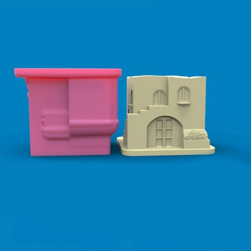 Силиконовые формы для хранения в доме, формы для DIY-литья из бетона, форма для цветочного горшка, инструмент для изготовления подсвечников и украшений, легко чистить