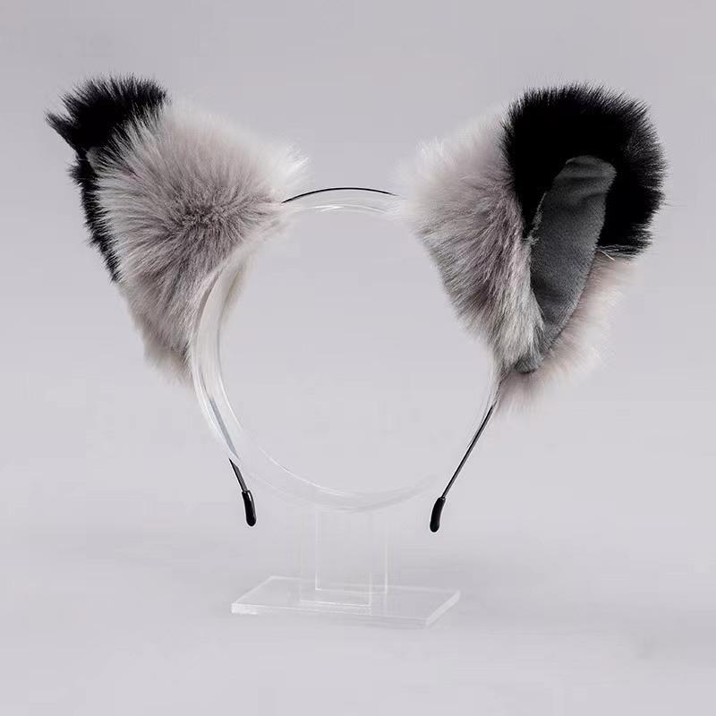 Лолита Животное Кошка Лиса Уши Обручи для волос Косплей Девушки Хэллоуин Аниме Повязки на голову Головные уборы Аксессуары для волос
