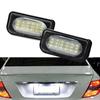 2pcs White Led License Plate Light For Mercedes Benz W203 Car Number Plate Lamp For Benz W203 4Door 2001-2007 CLK A209 Converti