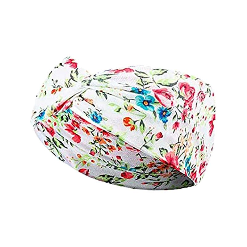Гавайский пляжный отдых в стиле бохо с принтом в стиле ретро, впитывающая пот повязка на голову для йоги и бега, женская фитнес-повязка на голову с высокой эластичностью