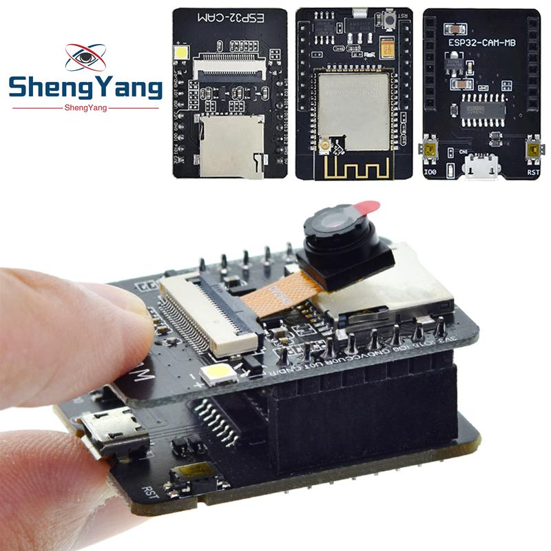 Модуль ESP32-CAM 2,4 ГГц Антенна ESP32 Последовательный в WIFI ESP32 CAM Плата разработки 5 В Bluetooth с камерой OV2640/3660 Модуль DIY
