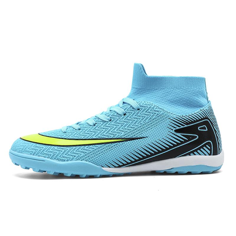 Новые мужские футбольные бутсы для зала, футбольные бутсы для матчей, с длинными шипами, кроссовки, дышащие, сверхлегкие, для тренировок, дропшиппинг