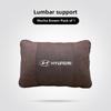 Car Suede Breathable Neck Pillow Memory Foam Lumbar Pillow For Hyundai Creta Matrix Elantra Getz Ioniq Solaris GDI Santafe Equus ZZ39