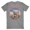 Iron Maiden Unisex Adult Trooper Vintage Circle T-Shirt