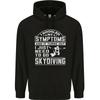 Symptoms I Just Need To Go Skydiving Funny Childrens Kids Hoodie