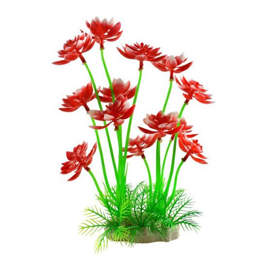 Искусственные водные растения с прочным основанием, реалистичные, экологически чистые, яркие, цветные, имитационные модели растений