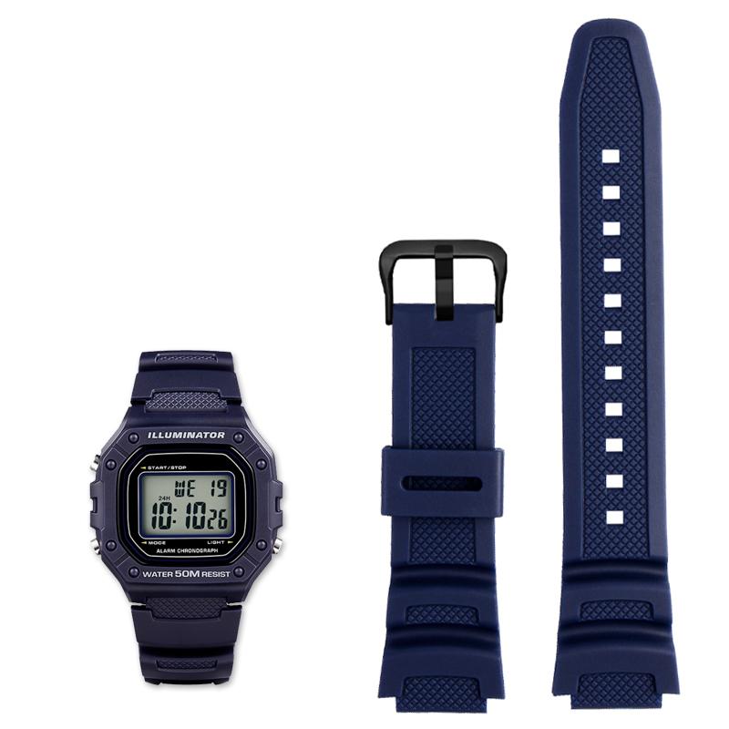 Силиконовый ремешок из смолы для часов Casio Band SGW-300 SGW-300H/400/500 AE1200 AE1100 MRW-200 W218H Водонепроницаемый резиновый спортивный ремешок для часов