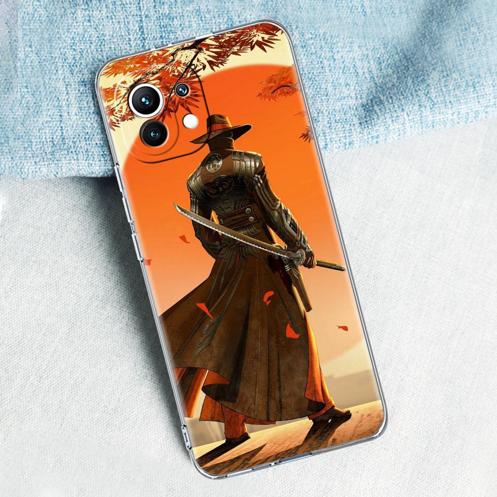 Мягкий прозрачный чехол для Xiaomi Mi Poco X3 NFC 10T Pro M3 Note 10 Lite 11 F3 9T F3 CC9 ТПУ силиконовый чехол для телефона Самурай Япония Искусство Кас