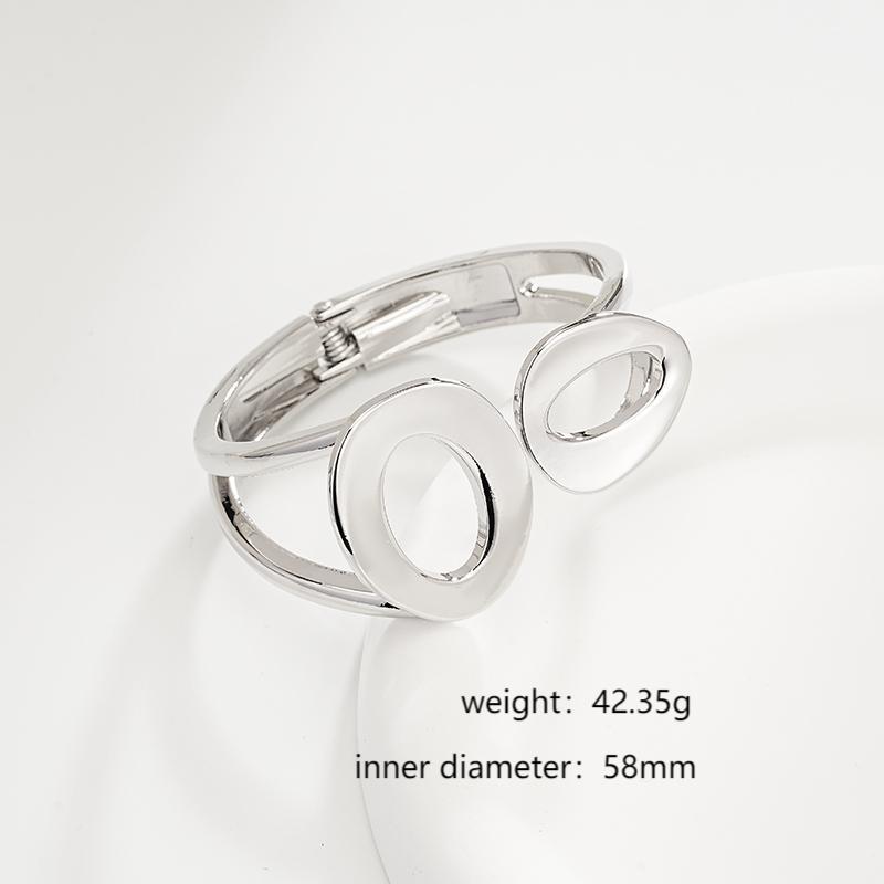 Браслет-манжета с переплетающимися кольцами - Европейский и американский дизайн в стиле легкой роскоши для женщин
