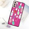 Beautiful Nail Polish Enamel Color Case For Samsung Galaxy S23 Ultra Note 20 10 S9 S10 Plus S20 S21 FE S22 Ultra Phone Cover