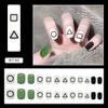 Love Sweet Girl Temperament Nail Art ins Minimalist Style White Fake Nails No Carving and Grinding Finished Products Wear Nail