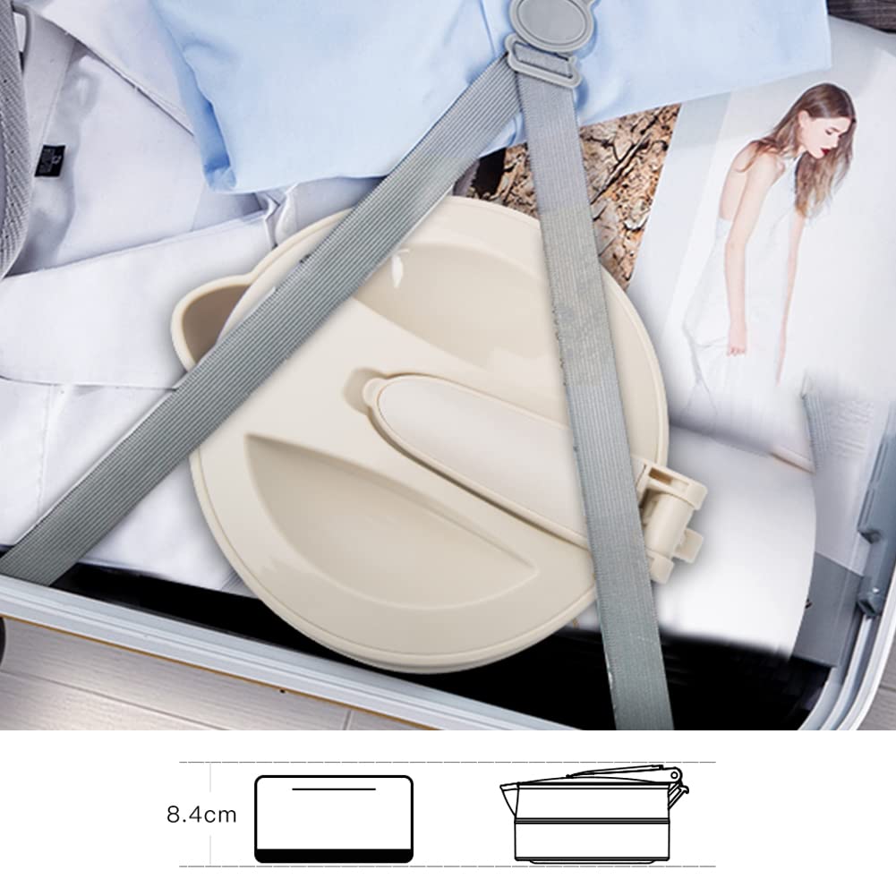 Складной электрический чайник 800 мл Можно использовать в Японии и за рубежом Переносной чайник Электрический чайник Водонагреватель Компактный утеплитель Водонагреватель из нержавеющей стали 304