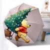 Winnie and friends Themed Travel Umbrella-8 Ribs Automatic Opening and Closing, Portable Folding Design, Compact and Stylish Umbrella