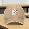 Washed Baseball Cap Its In My DNA Dominican Republic Flag Summer Trucker Hat For FeUnisex Unisex Fashion Sun Baseball Caps