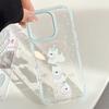Sweet cartoon puppy iPhone 16 Pro Max Apple 15 phone case suitable for 14 Korean style 13 transparent 17 silicone