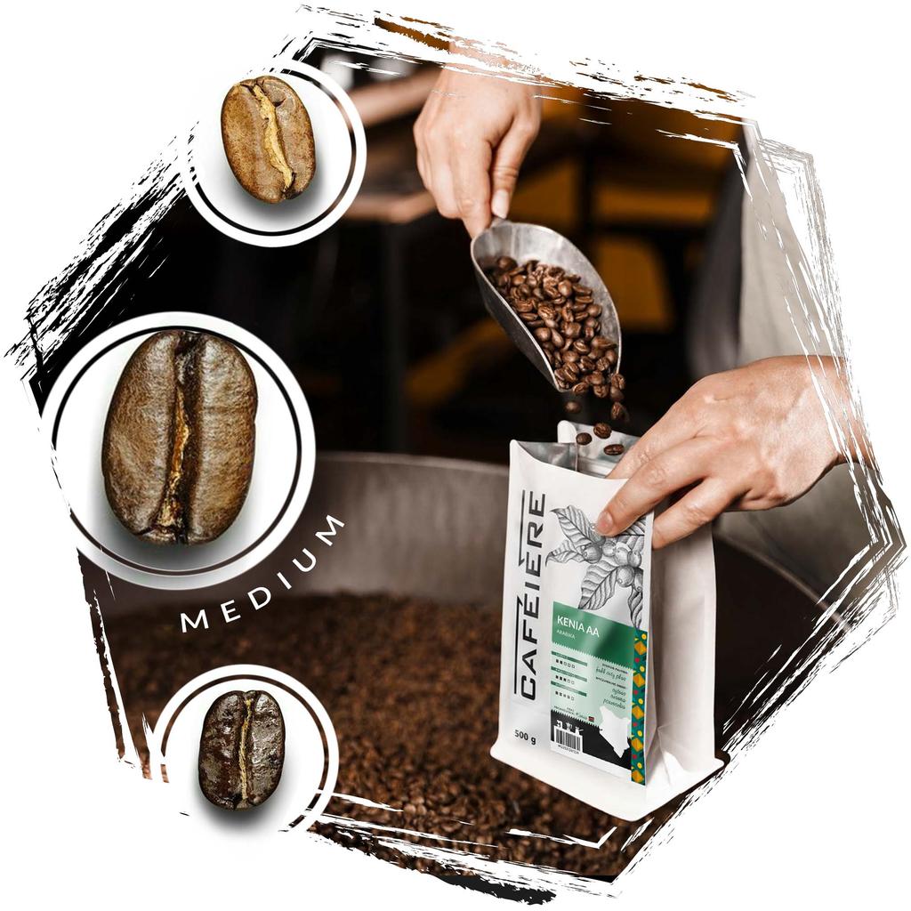 Kawa ziarnista cafeiere arabica kenia aa, 500 g
