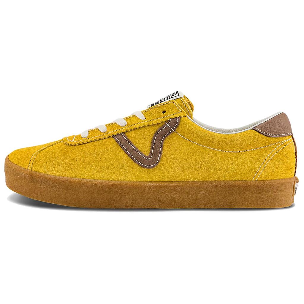Vans Sport Low Comfortable Versatile Low-Top Skate Shoes Unisex Sneakers Mustard-Yellow VN000D6NZX7