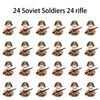 Вторая мировая война Пехотинец Военный Солдат Война Национальная Армия Мини Оружие Модели Строительные Блоки Игрушки из Строительных Блоков для Детей