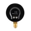 TS-60-6 60mm Large Dial Pressure Gauge 0-6 Bar Water/Gas/Air Pressure Gauge Compressor 1/4'' NPT Bottom Mount