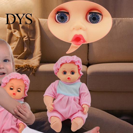Miniature Stroller 1 Set Doll Sturdy Easy-Fold Lightweight Creative Pram Toy with Baby for Girl Walker