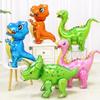 3D Pink Dinosaur Balloon Set Birthday Party Banner Cake Insertion Dinosaur Balloon Party Decoration Supplies