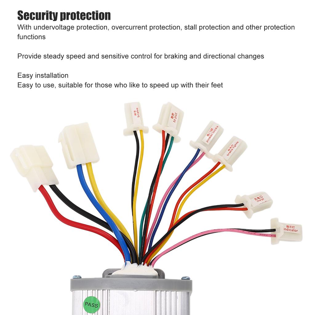 24 В 800 Вт электрический трехколесный велосипед контроллер педаль акселератора комплект литиевая батарея велосипед модернизация комплект
