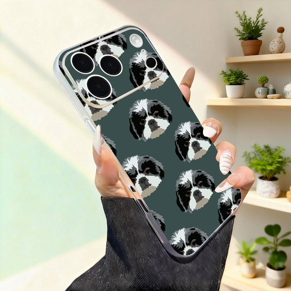 Shih Tzu Painting Animal Cute For iPhone 17,16,15,14,13,12,11,Pro,Max,Plus,Mini,SE4,E Magnetic For Magsafe Wireless Phone Case