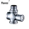 Ручной клапан смыва с задержкой Mawos для унитазов-приседаний