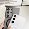 Hard PC Matte Slim Case for Samsung Galaxy S24 S23 S25 Ultra S22 Plus S20 FE Magnetic Transparent Thin Clear Cover
