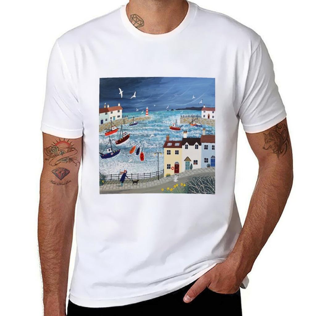 Stormy Harbour Tshirt Comfortable Daily Wear Tee