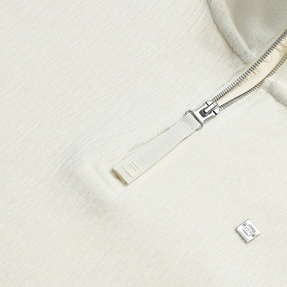 Fila Белый Минималистичный Модный Повседневный Удобный Свободный Свитшот-Пуловер Женский свитшот F11W543207FIV