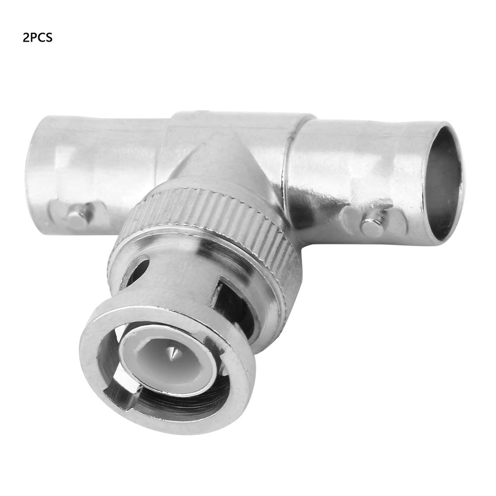 Premium Material BNC Connector T Shape Adapter with Zinc for Communication