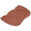 Heat Resistance Coffee Tamper Pad Anti-Slip Design Silicone Espresso Mat  Countertop Protector